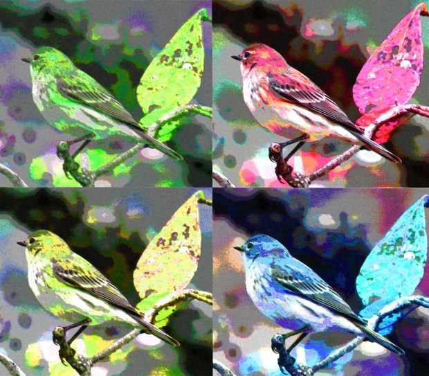 I repeated them as Mr Warhol was known to do.