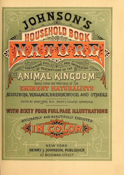 Johnson's Household Book of Nature