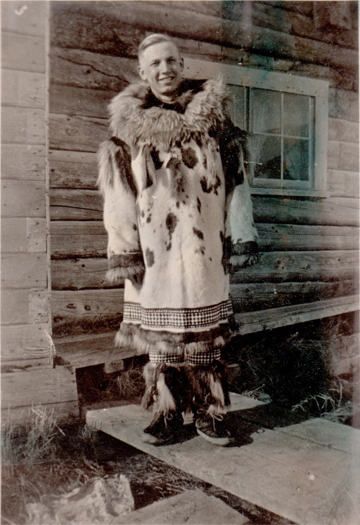 1936 man in parka, Alaska